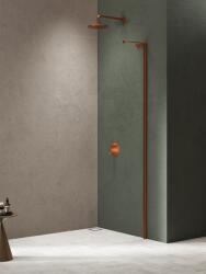 NEW TRENDY Nesta perete de duș 100 cm cupru periat/sticla transparentă K-1749-WL (K1749WL)