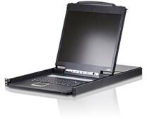 ATEN KVM Konzol LCD 19" + Switch 8PC CL1308N (CL1308N-ATA-AG)