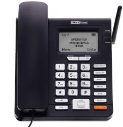 Maxcom Telefon Fix Maxcom Telefon fix Maxcom Comfort MM28DHS cu SIM, Black (MAXCOMMM28DHS)