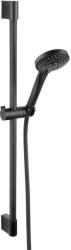FERRO Ръчен душ с 3 функции и тръбно окачване, Horn Black, черен мат (N370BL-B)