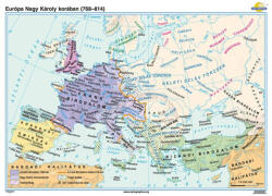  Európa Nagy Károly korában (768-814) (CR0713160x120) - pepita