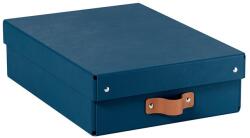 LEITZ Tárolódoboz, M méret, alacsony, LEITZ "Puro", óceánkék 61480068 (61480068)