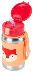 Skip Hop SKIP HOP Spark Style Rozsdamentes Acél Kulacs Szívószállal Róka 12m+