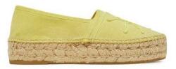 GENUINS Eredeti női espadrillák, G106491, Textil, 40 EU, Sárga (0000304791727_40)