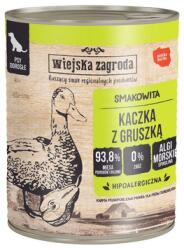 Wiejska Zagroda Kacsa körte ízű nedves kutyatáp 800 g