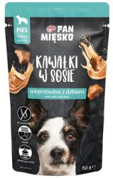 Pan Mięsko PAN MIĘSKO Sertés- és vaddisznós szaftos falatok nedves kutyaeledel 150 g