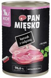 Pan Mięsko PAN MIĘSKO Csirke borjúhússal nedves kaja kölyökkutyáknak 400 g