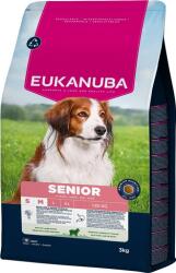EUKANUBA Senior Small Medium Breeds Lamb Rice 3 kg száraz eledel idősebb kis- és közepes testű kutyák számára, gazdag bárányhússal és rizzsel