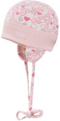 DOLL BABA sapka, bélelt, fülvédővel, áll alatt megkötővel, rózsaszín