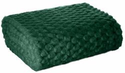 Eurofirany Cindy6 puha plüss takaró Sötétzöld 200x220 cm (453453)