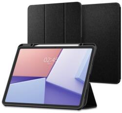 Spigen urban fit tabletvédő álló, flip, oldalra nyíló, trifold, asztali tartó, ceruza tartó, textil minta, fekete, kompatibilis: Apple IPAD Air 13, 2025, / IPAD Pro 12.9, 2018, / IPAD Air 13, 2024