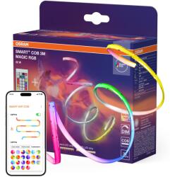 OSRAM COB RGB okos LED szalag, Wi-Fi (2, 4 GHz), 22W, távirányítóval, szabályozható fényerővel, IP20, 3m, kompatibilis a Smart+ alkalmazással