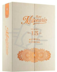 Ron Millonario Solera N°15 Reserva Especial Rum DD. [0, 7L|40%] + 2 pohár