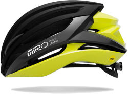 Giro Cască de ciclism Syntax MIPS Mat Black/Gloss Hi Viz Yellow M
