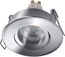 OSRAM Smart Matter Wi-Fi (2.4 GHz) GU10 RGBTW keret és spotlámpa szett, 4.7W, 250lm, IP65, kompatibilis a Smart+ alkalmazással és más Matter-kompatibilis platformokkal, Króm