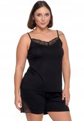 Moraj Női pizsama, Moraj, rövidnadrág, fekete, viszkóz elasztánnal, XL INTL (PDD3700-013-BLACK-XL)