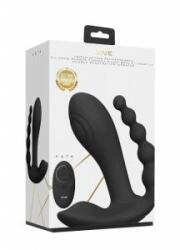 Boss of Toys Kata Pulse Wave Dual Motor Vibrator with Remote Control, Black