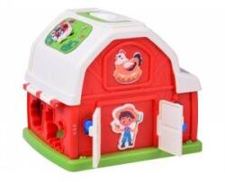 Jokomisiada Interactive educational house farm blocks animal sounds sorter ZA5956