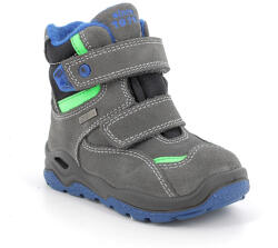 PRIMIGI Ghete copii, impermeabile, baieti, piele si Gore-Tex, velcro, căptușit cu pâslă, Gri-Bleu, 22/26 gri (13A6BA)