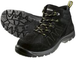 PARKSIDE Munkavédelmi cipő magasszárú tartós bőrből és textil felsőrésszel fényvisszaverővel (480083Fekete-sárga(45)m)