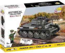 COBI 2666 Al Doilea Război Mondial Panzer 38(t)/ČKD LT vz. 38, 2v1, 1: 28, 705 p, 1 f (CBCOBI-2666)