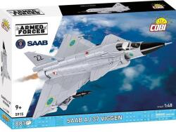 COBI 5915 Forțele Armate SAAB AJ37 VIGGEN, 1: 48, 881 k (CBCOBI-5915)