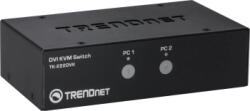 TRENDnet Switch KIT TRENDnet DVI KVM cu 2 porturi, TK-222DVK, DVI/Audio, 2 x USB 2.0, HD+, Black (tk-222dvk)