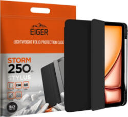 Eiger Husa Eiger Storm 250m Stylus compatibila cu iPad Air 11 (2024) Black (egsr00232)