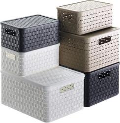 Rotho Country Műanyag Tároló Doboz, A4/18L, Fehér