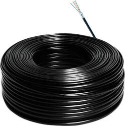  CABLU UTP CUPRU 0.5MM CAT 5E 305M PE NEGRU HIKVISISION (kab1ln5eo) - cel