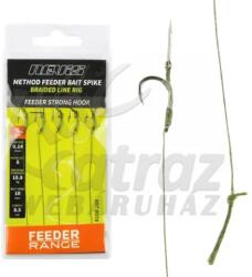 Nevis Csalitüskés Feeder Előkötött Horog Fonott Zsinórral - Méret: 6-os Method Feeder Előkötött Horog (8108-206)
