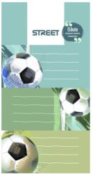 STREET Füzetcímke STREET Football 9 címke/csomag (67610) - vectraline