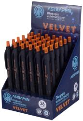 Astra Golyóstoll ASTRA PEN Velvet 0, 7 mm fekete-narancssárga (201121002)