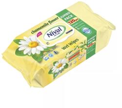 NIVAL Nedves törlőkendő NIVAL kamillás 120 darabos (3905362420893) - vectraline