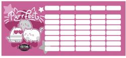 LIZZYSULI Órarend LIZZYSULI mini 2 oldalas Kittok Stars Purrfect (7740001002) - vectraline