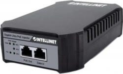 Manhattan Adaptor PoE Gigabit Ethernet, 2 porturi, 100m, negru/gri, 100x190x40mm (561495)
