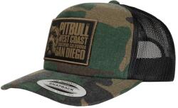 Pitbull Șapcă Pitbull Snapback Trucker Blood Dog - Woodland Camo
