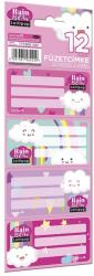 LIZZYSULI Füzetcímke LIZZYSULI 12 címke/csomag Lollipop Rainbow (7730001001) - vectraline
