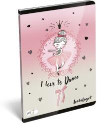 LIZZY Leckefüzet LIZZYSULI A/5 40 lapos Tiny Dancer Lovely Ballerina (7500174003) - vectraline