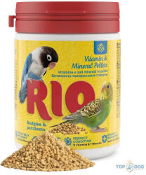 RIO Vitamin és Ásványianyag Pellet Hullámos és Nagypapagájnak 120 g
