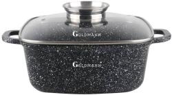 Goldmann Oală cu dozator Goldmann GM-1224, Acoperire Marmorat, Inducție, Negru - 6.5 l
