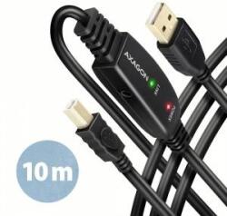 AXAGON USB-A USB Cable - USB-B 10 m Black (ADR-210B)
