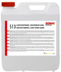 SONAX 513 Repülőrozsda eltávolító - savbázisú ipari tisztószer 10L - akkuboltencs