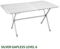 Brunner kempingasztal Silver Gapless 6. szint