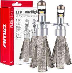 AMiO Led Autólámpák Flex+ H4 Sorozat Lencse 12v 24v 6000k Canbus Amio-03658 - fizz