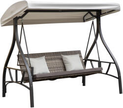 Duvlan Rattan hintaágy DUVLAN Noemi párnákkal (8102)