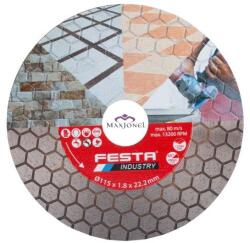 FESTA 21230.01 Disc diamantat taiere si slefuire materiale dure INDUSTRY 115x1.8x22.2mm (FE21230.01) Disc de taiere