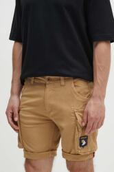 Alpha Industries cargo rövidnadrág férfi pamut elasztánnal - bézs 32