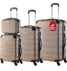 Deuba Set de trolere de călătorie Essential, 4 piese - champagne Valiza