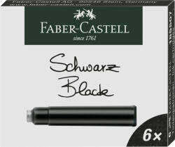 Faber-Castell Cartuse Cerneala Mici Negre 6 Buc cutie Faber-castell (FC185507)